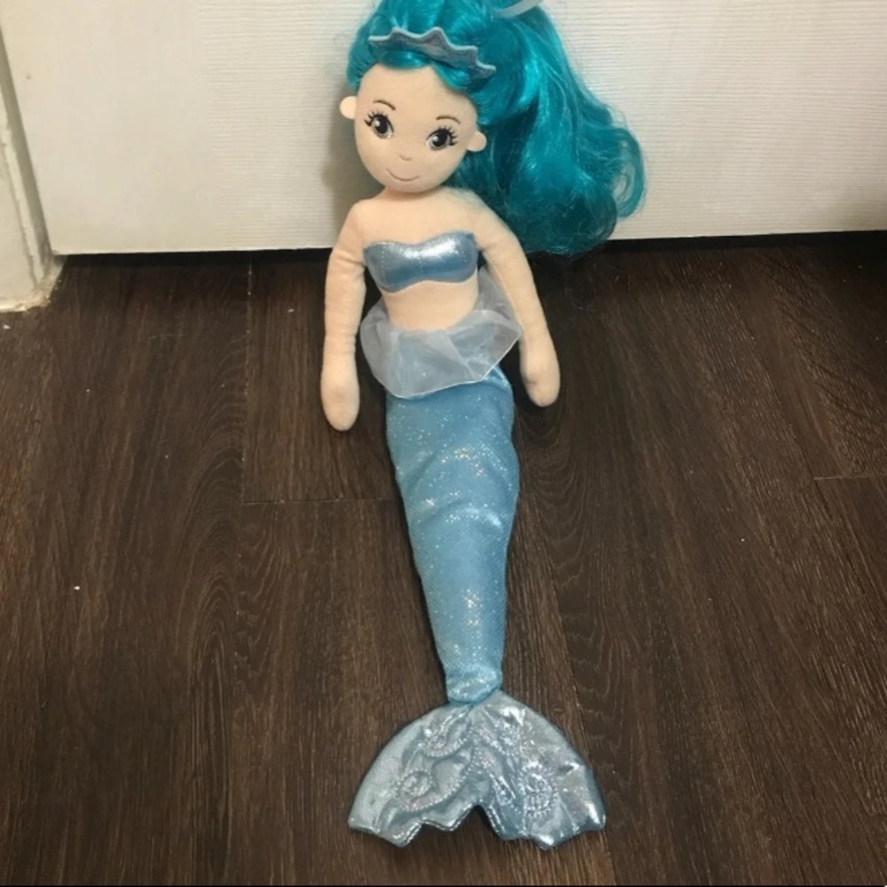 Aurora the little mermaid stuffed animal plush
